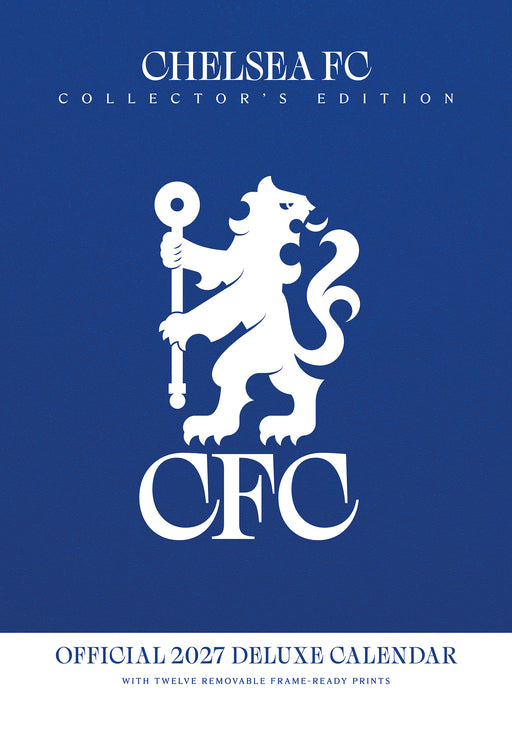 Chelsea Football Club Deluxe 2027 A3 Wall Calendar