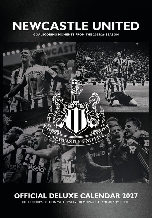 Newcastle United Football Club  2027 A3 Wall Calendar