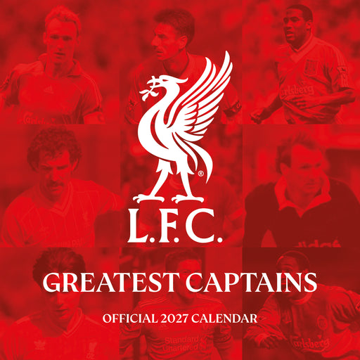 Liverpool Football Club Legends 2027 Square Wall Calendar
