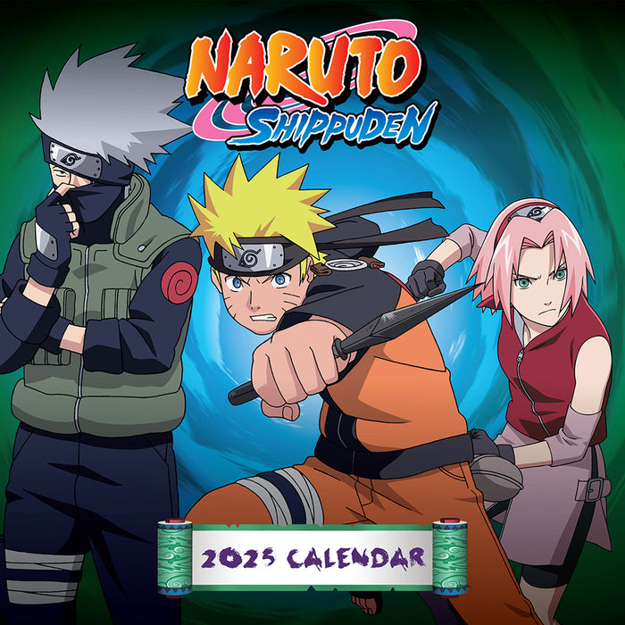 2025 Naruto Shippuden Wall Calendar