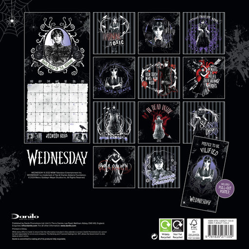 2025 Wednesday Wall Calendar by  Danilo Promotions from Calendar Club