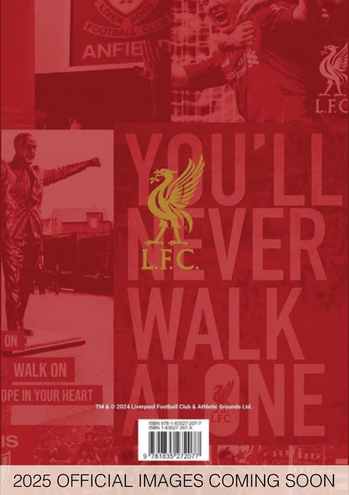 2025 Liverpool FC A5 Diary by  Danilo Promotions from Calendar Club