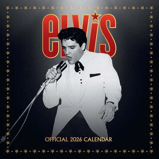 Elvis 2026 Square Wall Calendar