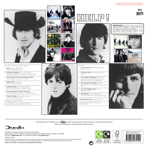 The Beatles Collector's Edition 2026 Square Wall Calendar