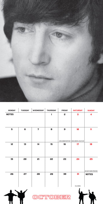 The Beatles Collector's Edition 2026 Square Wall Calendar