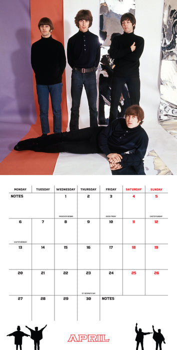 The Beatles Collector's Edition 2026 Square Wall Calendar