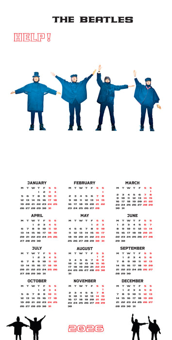The Beatles Collector's Edition 2026 Square Wall Calendar