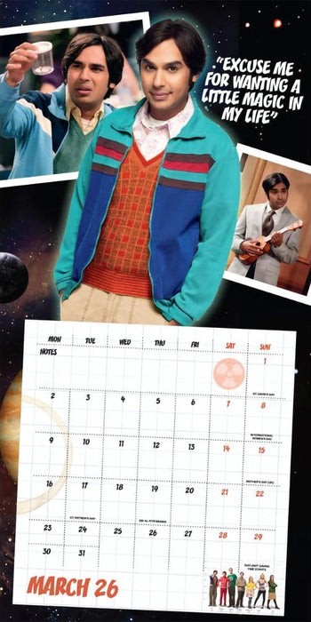 Big Bang Theory The 2026 Square Wall Calendar