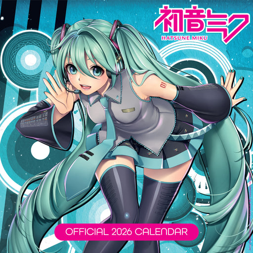 Hatsune Miku 2026 Square Wall Calendar