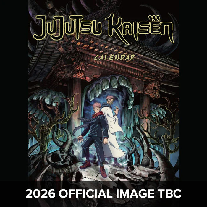 Jujutsu Kaisen 2026 Square Wall Calendar