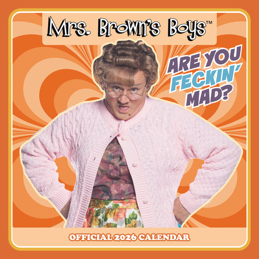 Mrs Browns Boys 2026 Square Wall Calendar