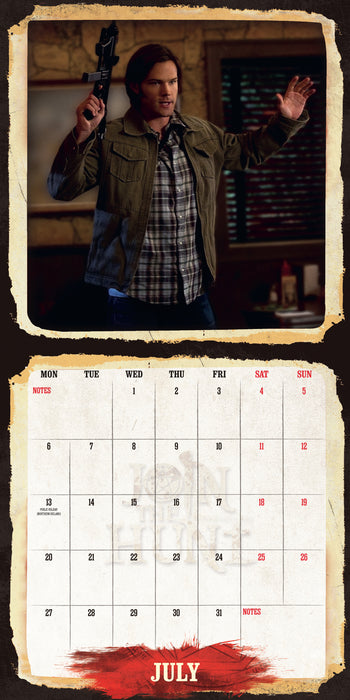 Supernatural 2026 Square Wall Calendar