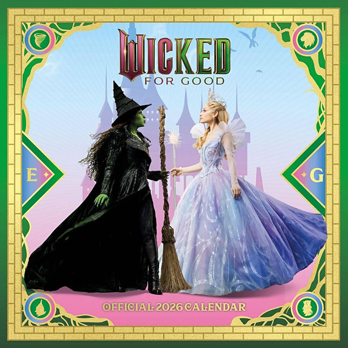 Wicked Movie 2026 Square Wall Calendar