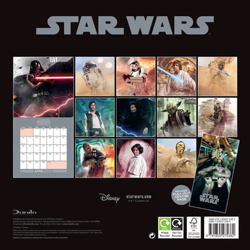 Star Wars Classic 2026 Mini Wall Calendar