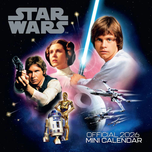 Star Wars Classic 2026 Mini Wall Calendar