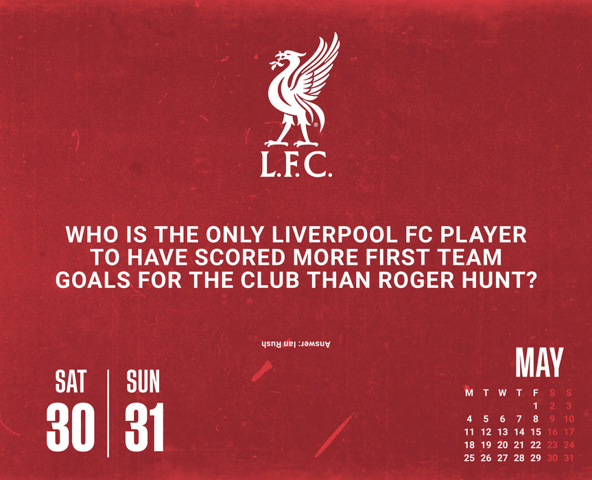 Liverpool Football Club 2026 Page-A-Day Calendar