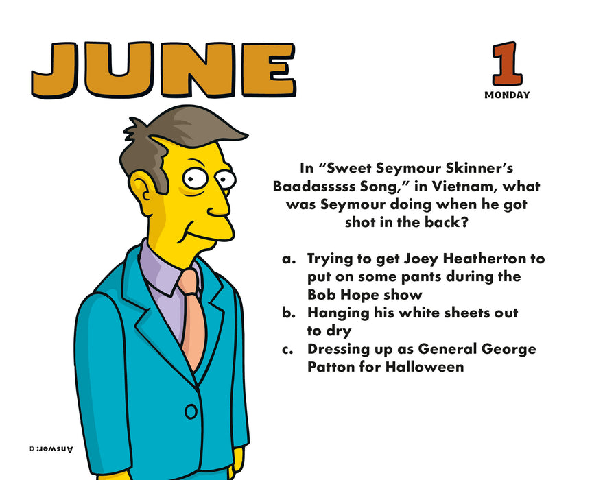 The Simpsons 2026 Page-A-Day Calendar