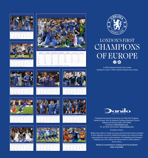 Chelsea Football Club 2026 Desk Easel