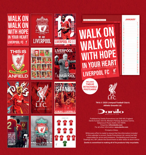Liverpool Football Club 2026 Desk Easel