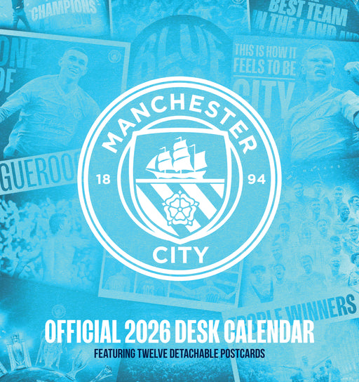Manchester City Football Club 2026 Desk Easel