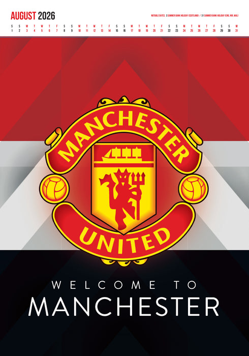 Manchester United Football Club 2026 Desk Easel