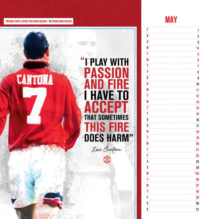 Manchester United Football Club 2026 Desk Easel