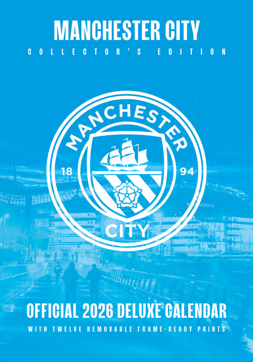 Manchester City Football Club 2026 A3 Wall Calendar