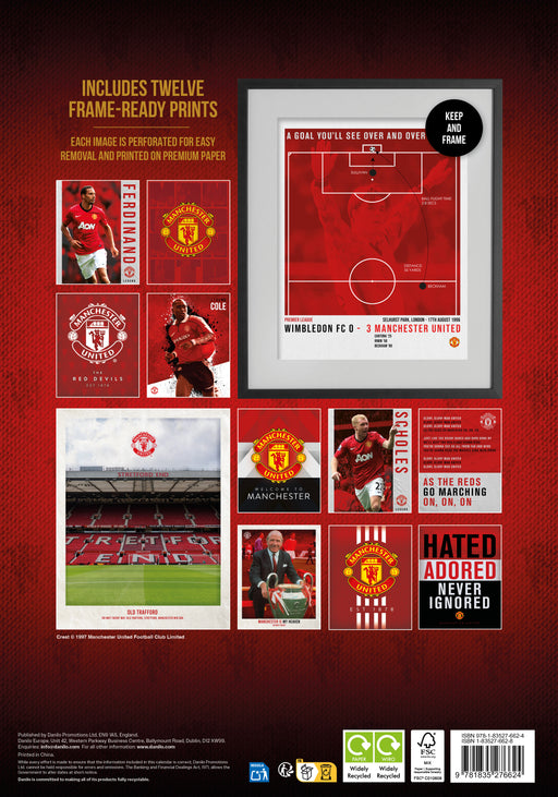 Manchester United Football Club 2026 A3 Wall Calendar