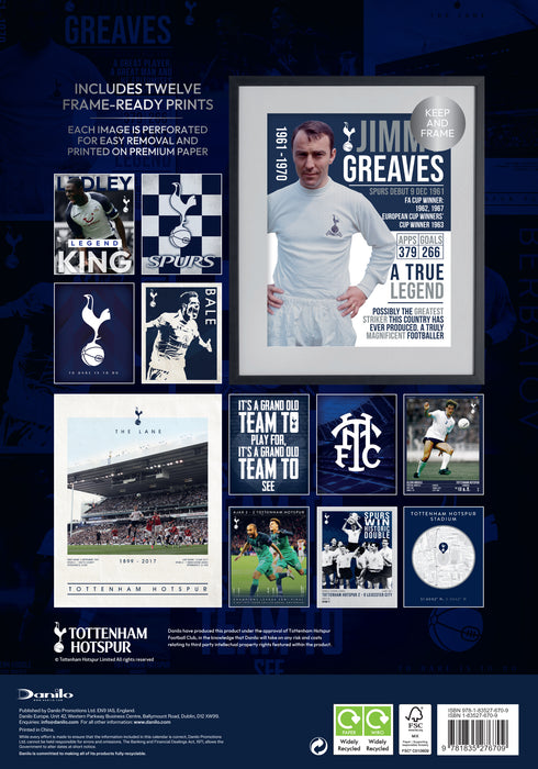 Tottenham Hotspur Football Club 2026 A3 Wall Calendar
