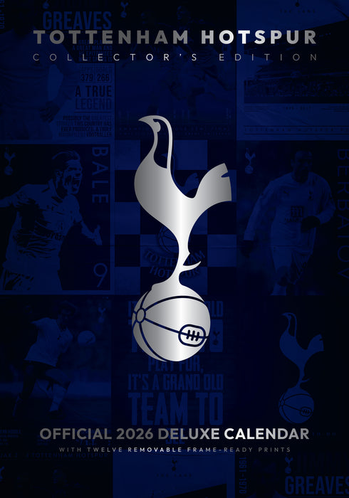 Tottenham Hotspur Football Club 2026 A3 Wall Calendar