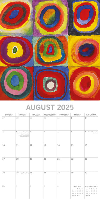 2025 Kandinsky Wall Calendar