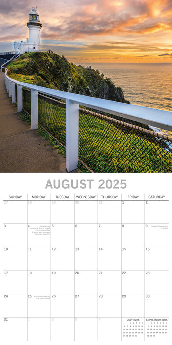 2025 Landmarks of Australia Wall Calendar