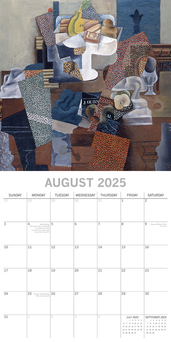 2025 Picasso Wall Calendar