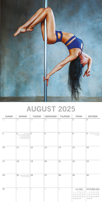 2025 Pole Dancers Wall Calendar (Online Exclusive)