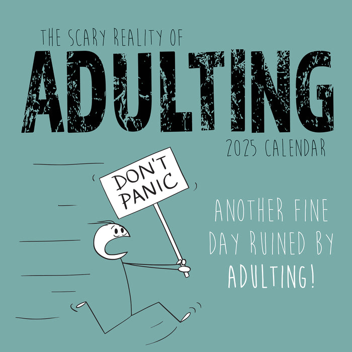 2025 The Scary Reality of Adulting Wall Calendar (Online Exclusive)