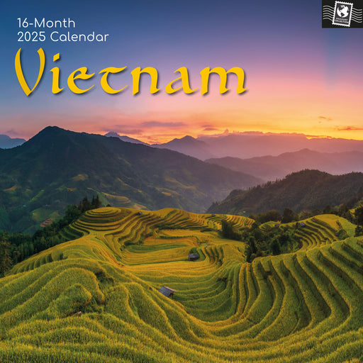 2025 Vietnam Wall Calendar by  The Gifted Stationery Co Ltd from Calendar Club