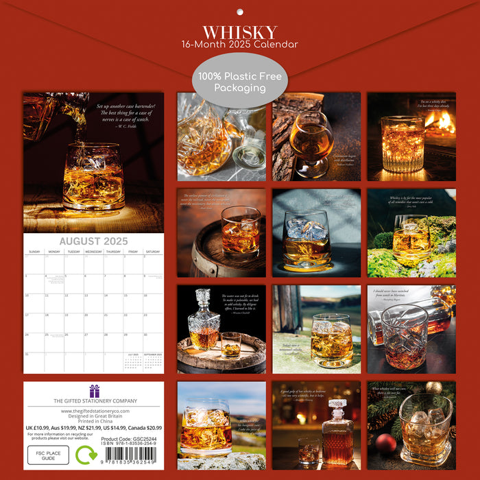 2025 Whisky Wall Calendar (Online Exclusive)