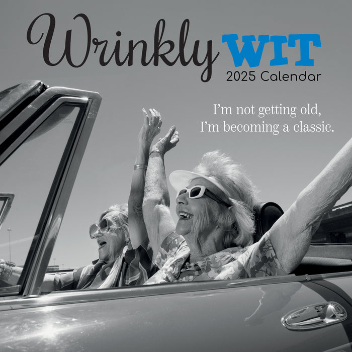 2025 Wrinkly Wit Wall Calendar by  The Gifted Stationery Co Ltd from Calendar Club