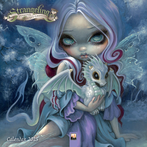 2025 Strangeling by Jasmine Becket Griffith Wall Calendar by  Flame Tree Publishing from Calendar Club