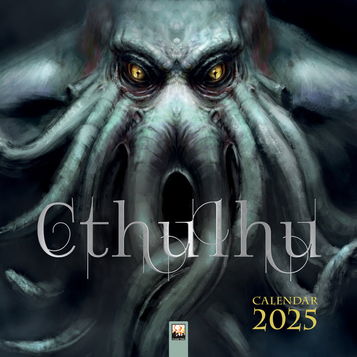 2025 Cthulhu Wall Calendar by  Flame Tree Publishing from Calendar Club