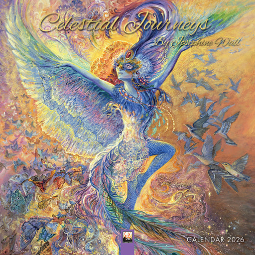 Celestial Journeys by Josephine Wall 2026 Square Wall Calendar