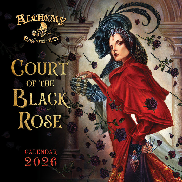 Alchemy Court of the Black Rose 2026 Square Wall Calendar