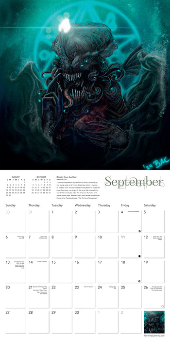 Cthulhu 2026 Square Wall Calendar