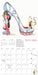 The Art of the Shoe by Sally K Design 2026 Mini Wall Calendar