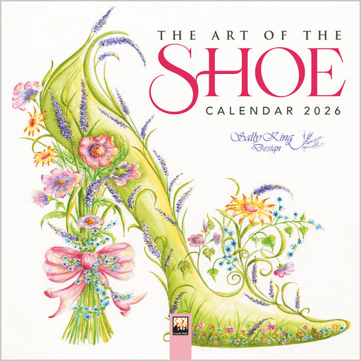 The Art of the Shoe by Sally K Design 2026 Mini Wall Calendar