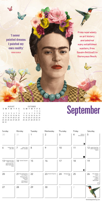 Frida Kahlo Life of an Icon 2026 Mini Wall Calendar