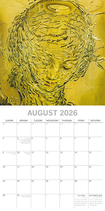 Dali 2026 Square Wall Calendar