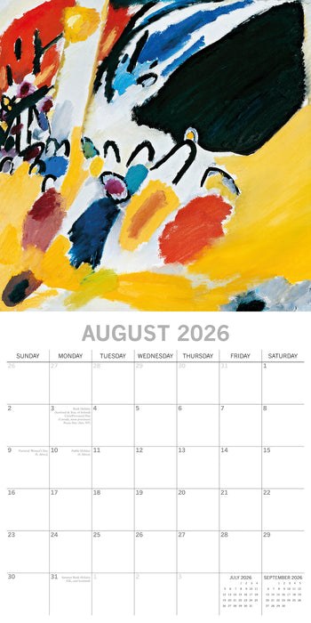 Kandinsky 2026 Square Wall Calendar