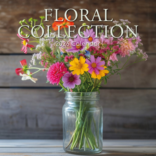 Floral Collection 2026 Square Wall Calendar
