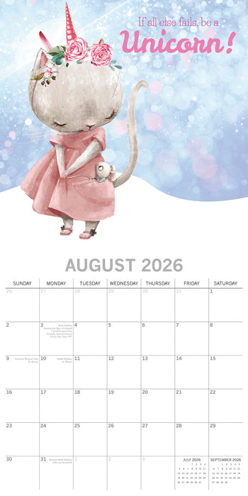 Born to be a Unicorn 2026 Square Wall Calendar (Online Exclusive)